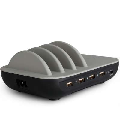 Commercial mobile phone 5 Port wireless charging station universal docking station