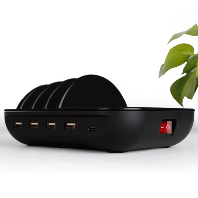 Restaurant mobile phone advertising wifi multi-port 5V travel 4 port usb charger Removable charging station